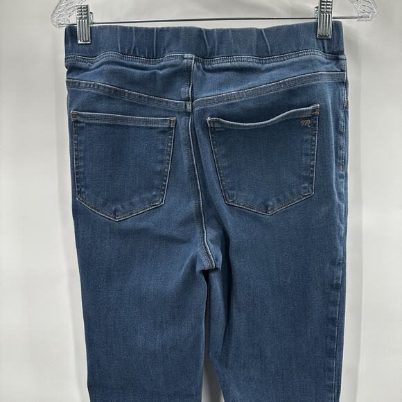 Madewell Jeans Womens 27 Blue Pull on Jean Elastic Waist Skinny Stretch - Picture 5 of 15